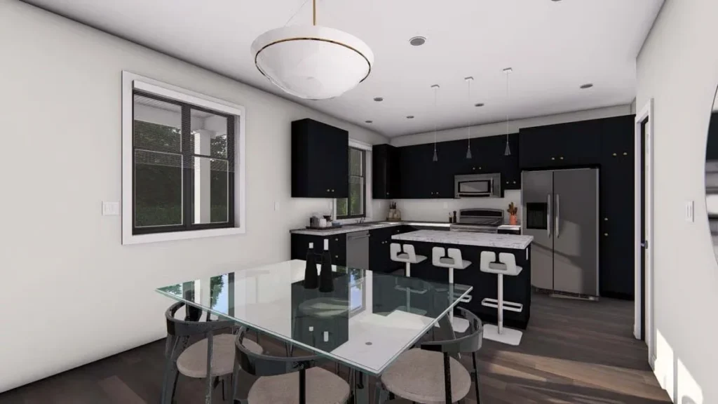 ADU Construction interior